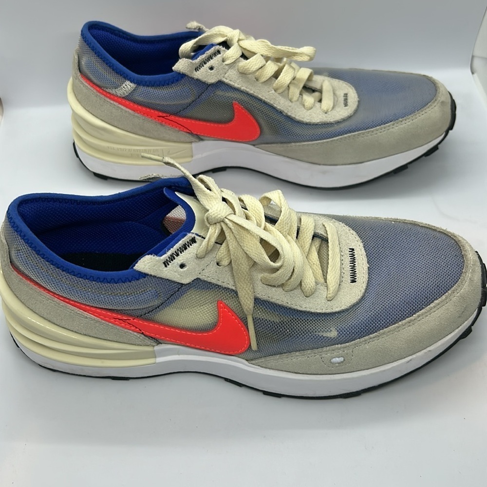 NIKE WAFFLE ONE (GS) 7 Youth 8.5 WOMEN’S ‘COCONUT MILK CRIMSON ROYAL’
USED GOOD - Picture 2 of 15